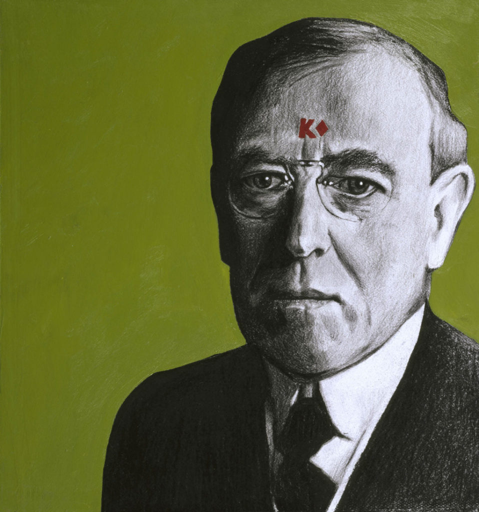 Woodrow Wilson art tina mion painting