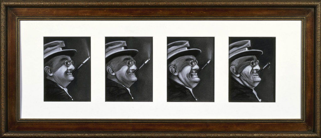 Franklin Delano Roosevelt art tina mion painting