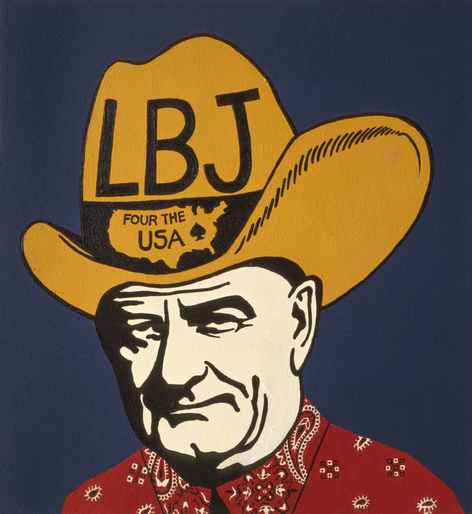 Lyndon Baines Johnson art tina mion painting